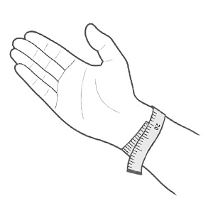 Mesurer la circonférence du poignet
